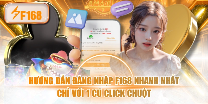 Hướng Dẫn Đăng Nhập F168 Nhanh Nhất Chỉ Với 1 Cú Click Chuột